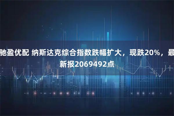 驰盈优配 纳斯达克综合指数跌幅扩大，现跌20%，最新报2069492点