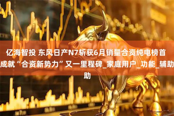亿海智投 东风日产N7斩获6月销量合资纯电榜首 成就“合资新势力”又一里程碑_家庭用户_功能_辅助
